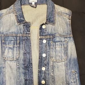 Express Denim Vest